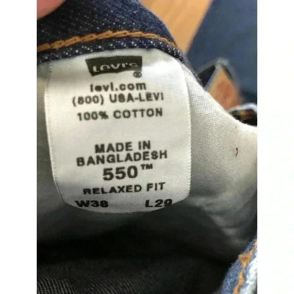 Men's Levis 505 38x29 NWT ( 36X28???) - Picture 7 of 9